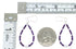 Sugilite Sterling Silver Bead Hook Dangle Earrings AX100032